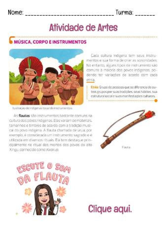 Música, corpo e instrumentos