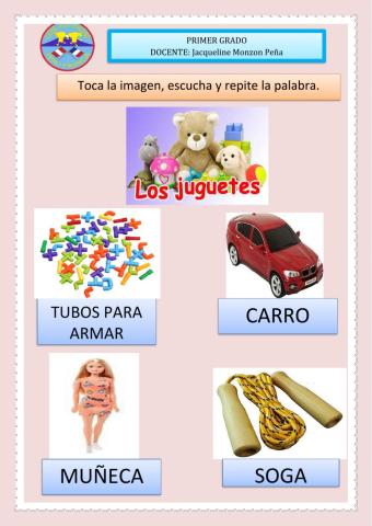 Vocabulario de los juguetes