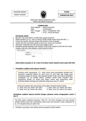 Penilaian Tengah Semester Gasal 2020-2021