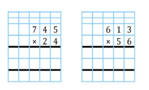 Long Multiplication practice