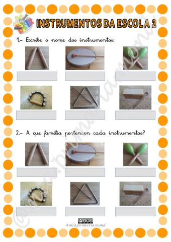 Instrumentos da escola 2.