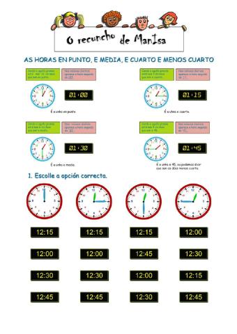 As horas 1