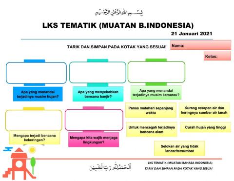 LKS Tematik Tema 5 (Muatan Bahasa Indonesia)