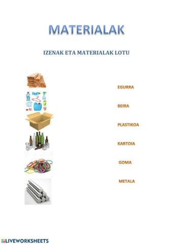 Materialak