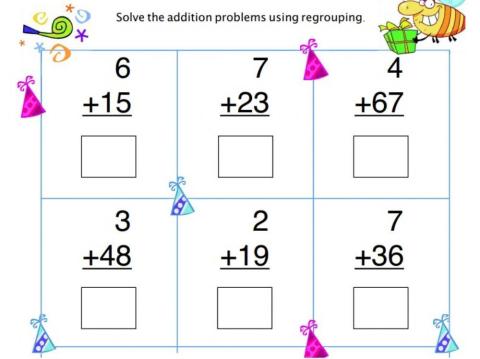 Addition with regrouping