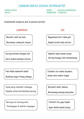 LKS 1 Puisi Rakyat