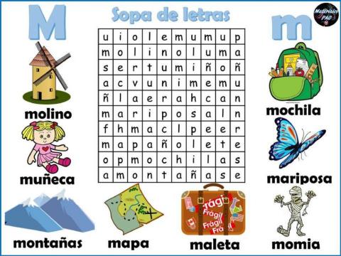 Sopa de letras  M