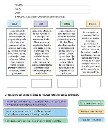 Recursos naturales