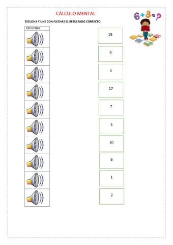 Calculo mental 1º