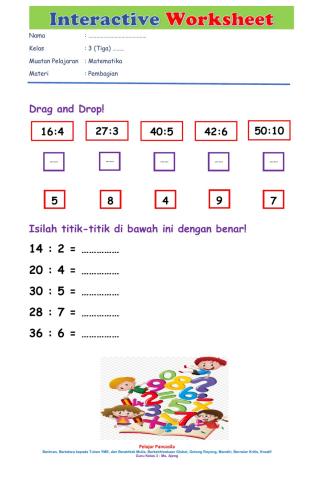 LKS Interaktif Matematika Pembagian