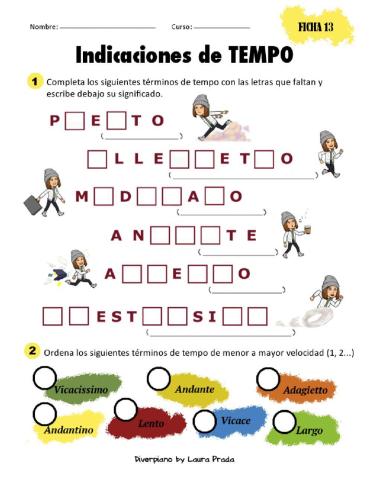 Indicaciones de tempo