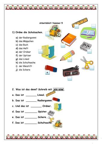 Schulsachen