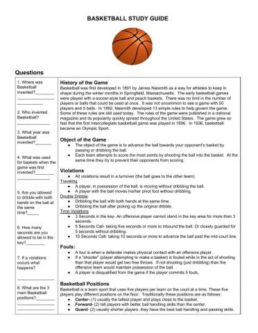 Basketball Guide