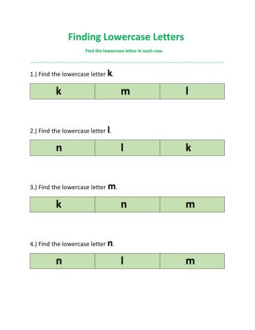 Finding lowercase letters-2