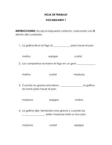 Vocabulario 1