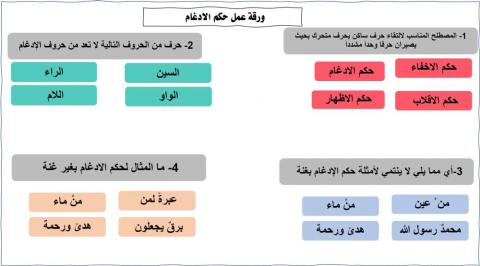 ورقة عمل