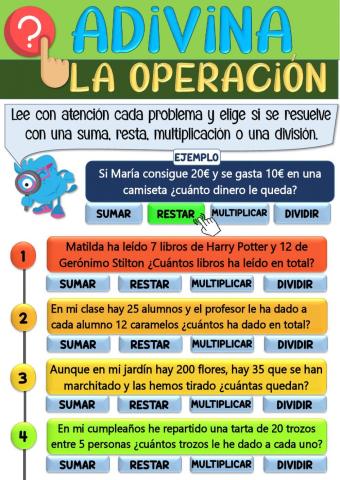 Adivina la operación