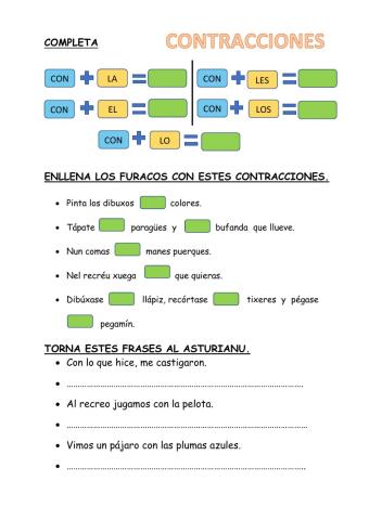 Contracciones 5º y 6º