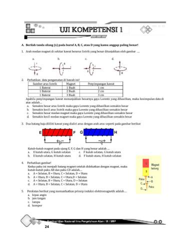 Uji KOMPETENSI MAGNET