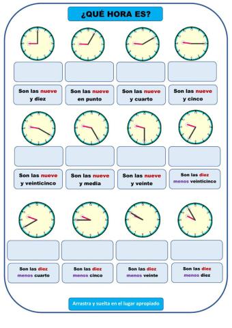 Qué hora es