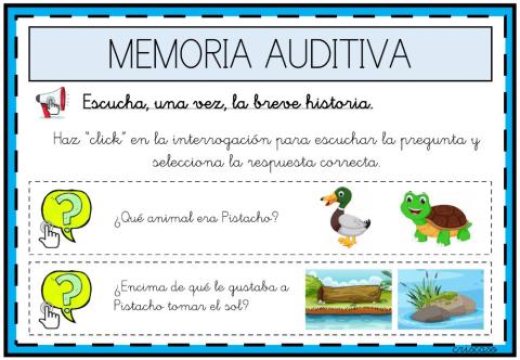 Memoria auditiva