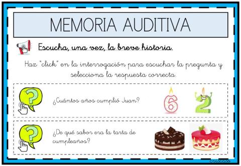 Memoria auditiva