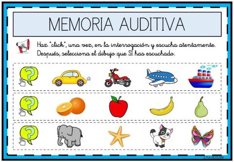 Memoria auditiva