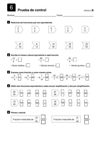 Control de matemáticas 5º tema 6