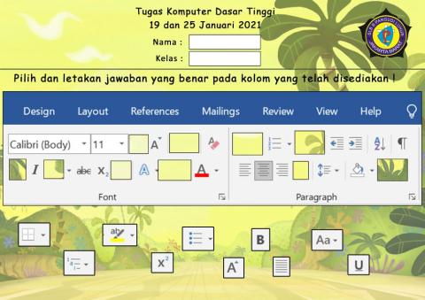 Tugas Komputer Ms Word D Tinggi 19 dan 25 jan 21