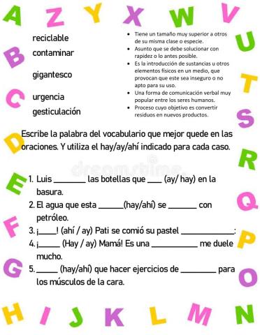 Vocabulario