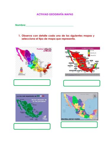 Mapas geografia