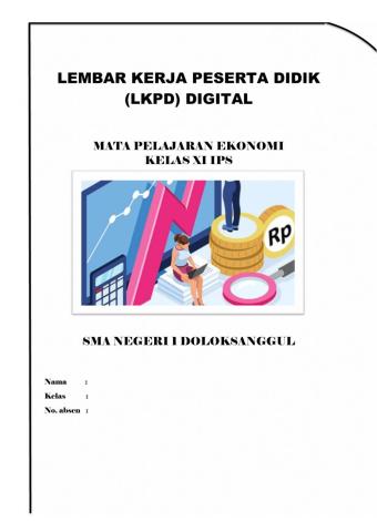 LKPD Digital Mata Pelajaran Ekonomi