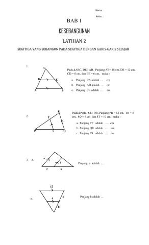 KESEBANGUNAN Latihan 2