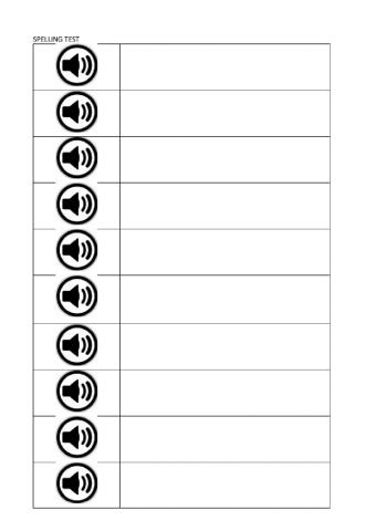 Spellings T2A W4E (Challenge)