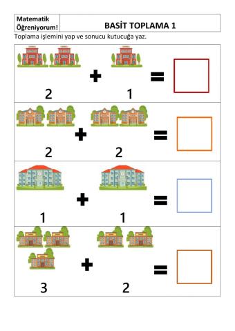 Matematik - basit toplama 1