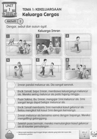 Buku Aktiviti 1 (muka surat 1)