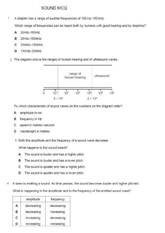 10 A Sound Waves