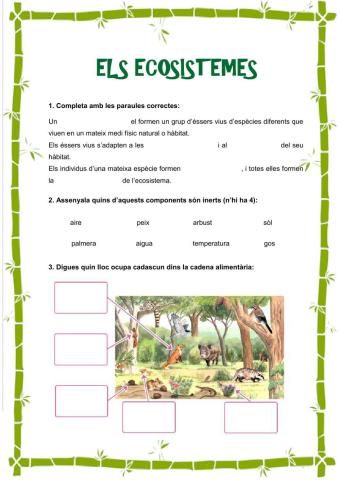 Els ecosistemes