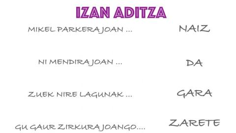 Izan aditza