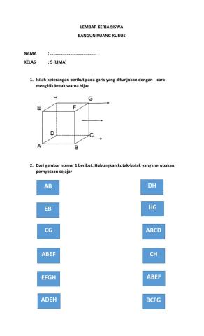 Lembar Kerja Siswa Kubus