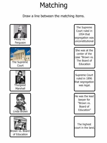 Brown vs. Board of Education