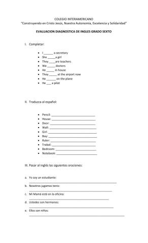 Evaluacion diagnostica 6