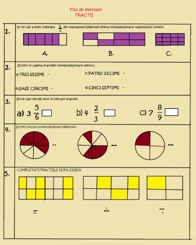 Matematica fractii