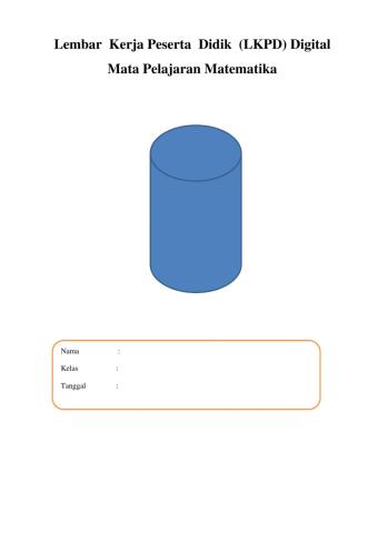 LKPD Digital Mapel Matematika