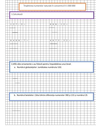 Împărțirea nr nat. în concentrul 0- 1000000
