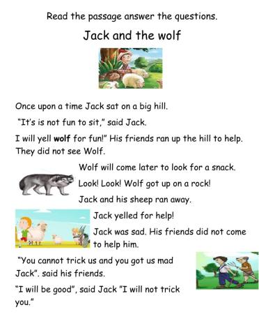 Jack and the wolf