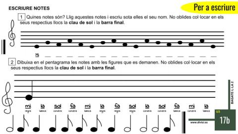 Notes i figures de notes 17