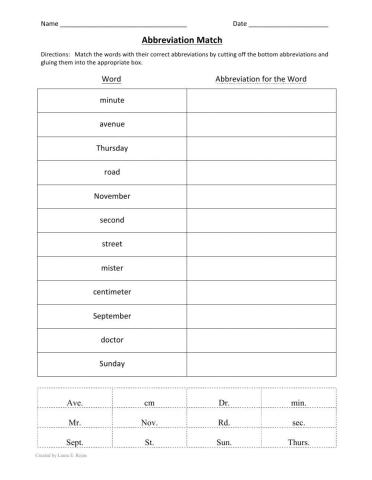 Abbreviation Match