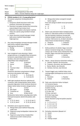 Latihan Interaksi MH Part 1