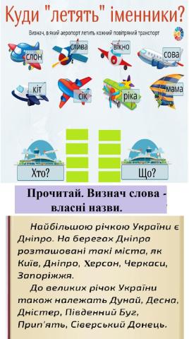 Іменник. Власні назви. Істота, неістота.